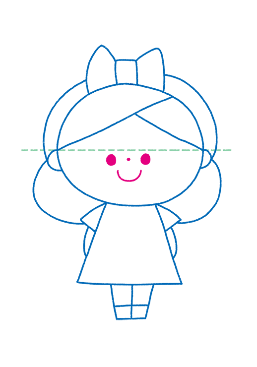 ｌｅｓｓｏｎ １ 女の子 かんたんに描ける 絵の描き方レッスン 保育のお役立ち情報 月刊誌 ひかりのくに株式会社 こどもたちの未来のために